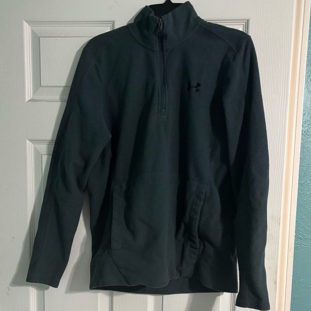 Blue Green Under Armour 1/4 zip